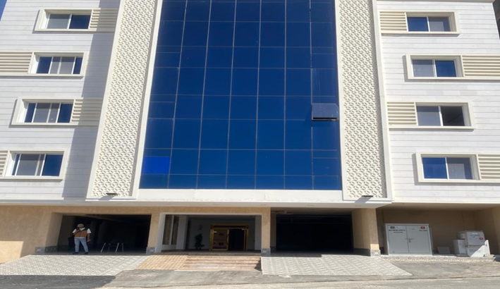 واجهة ستركشر زجاج أزرق	