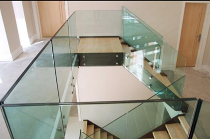 درابزين زجاج